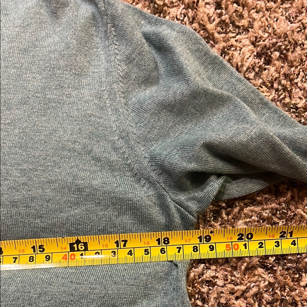 J. Jill Green V-Neck Relaxed Sweater - Picture 5 of 6